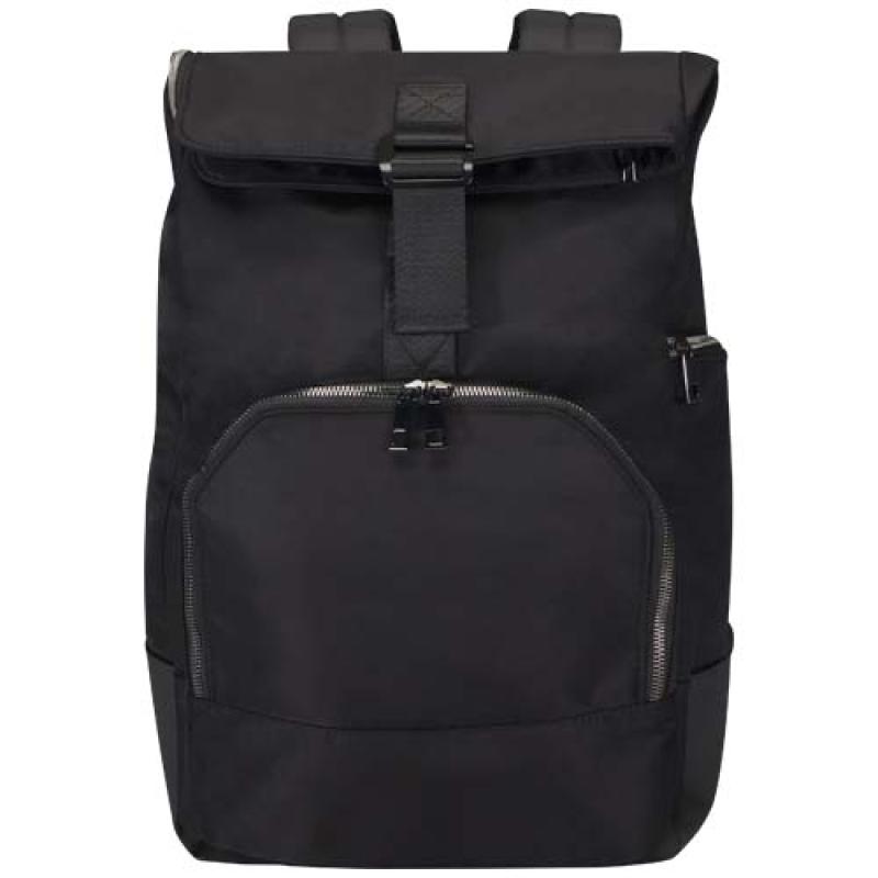 Mochila para portátil de 15" enrollable de material reciclado GRS de 18 l "Rhine"