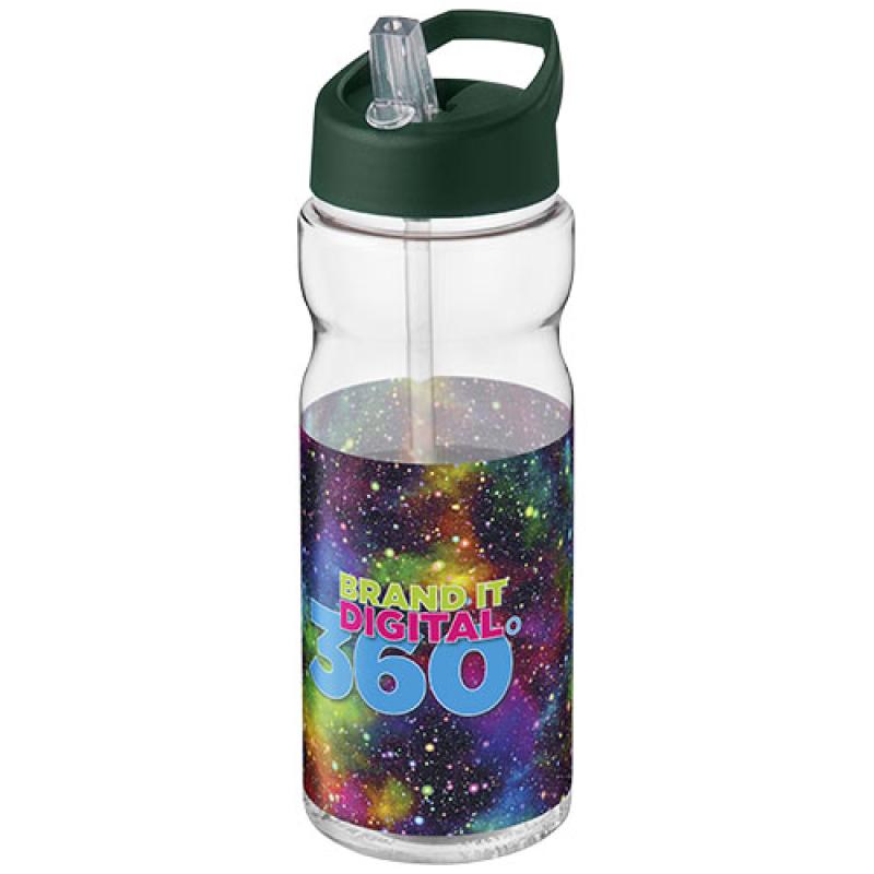 Bidón deportivo con tapa con boquilla de 650 ml H2O Active® "Base"