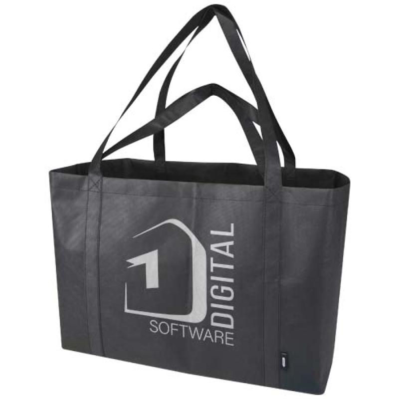 Bolsa Tote no tejida de material reciclado GRS extragrande de 65 l "Jumbo"