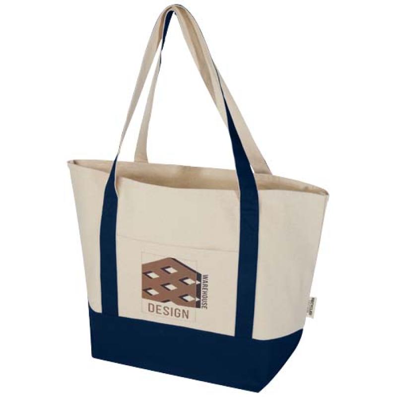 Bolsa Tote de algodón reciclado GRS de 320 g/m² "Sam"