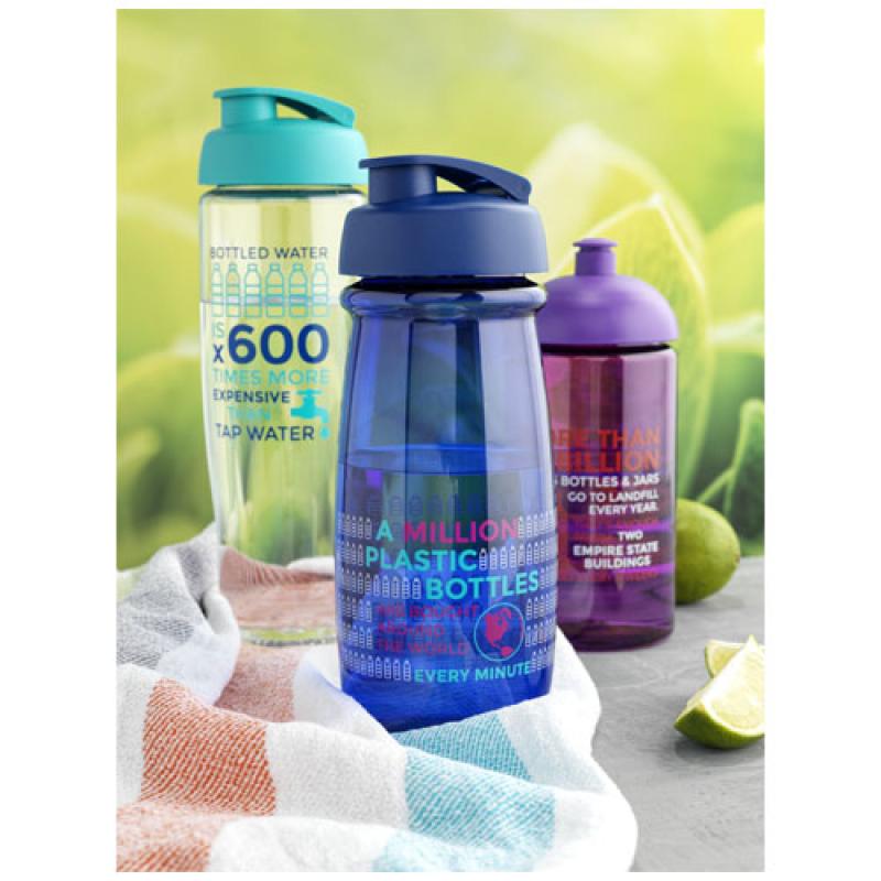 Bidón deportivo con Tapa Flip de 600 ml H2O Active® "Pulse"