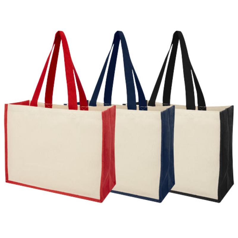 Bolsa Tote para compras de lona y yute de 320 g/m² "Varai"