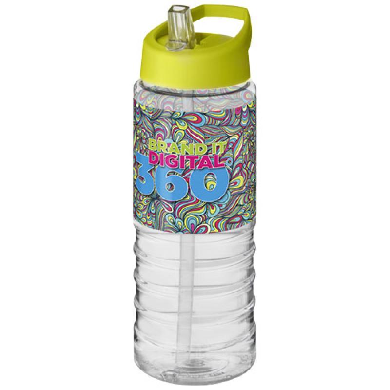 Bidón deportivo con tapa con boquilla de 750 ml H2O Active® "Treble "