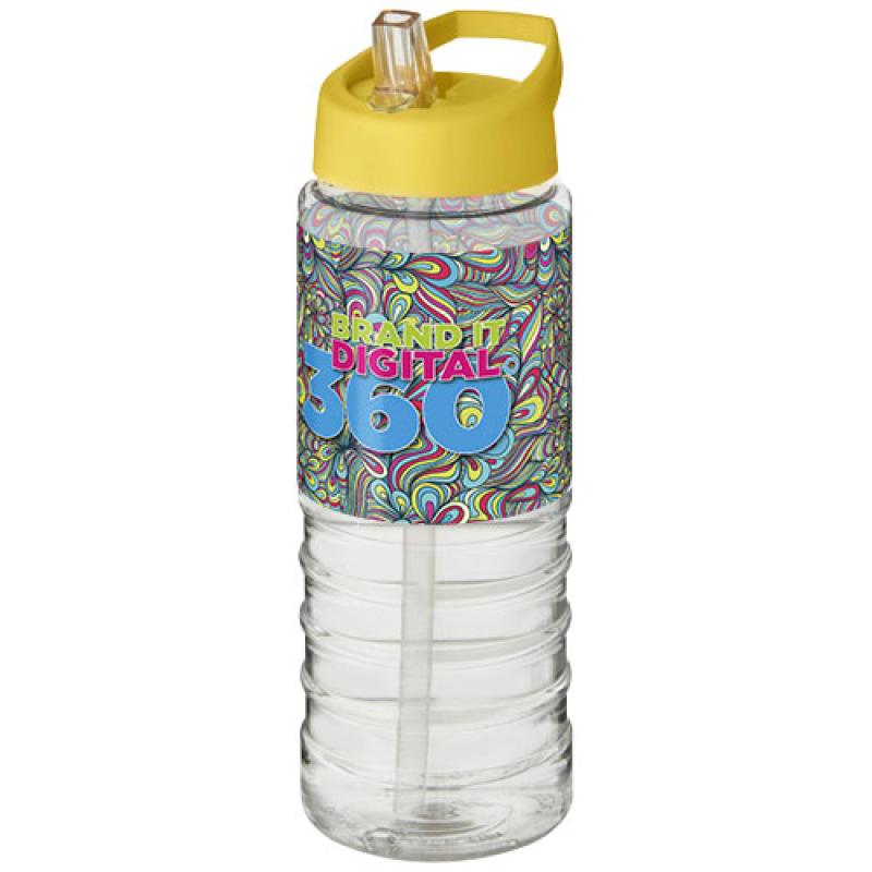 Bidón deportivo con tapa con boquilla de 750 ml H2O Active® "Treble "