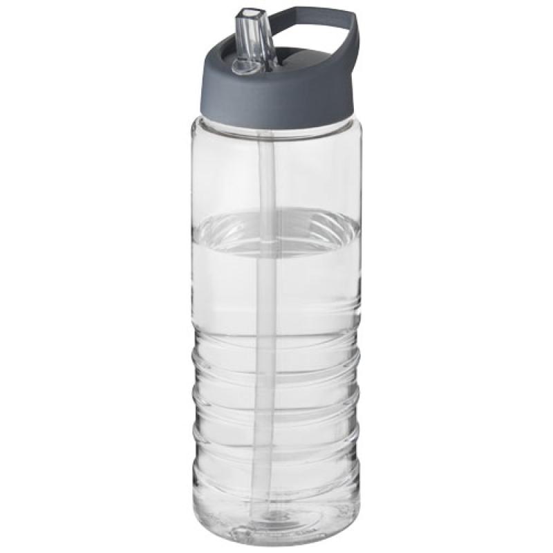 Bidón deportivo con tapa con boquilla de 750 ml H2O Active® "Treble "