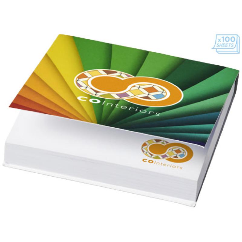 Sticky-Mate® Notas adhesivas de 75x75mm con tapa blanda