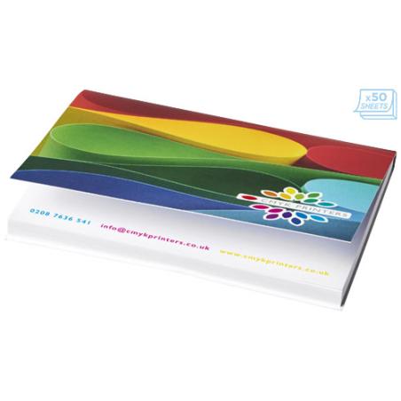 Notas adhesivas de 100x75mm con tapa blanda Sticky-Mate®