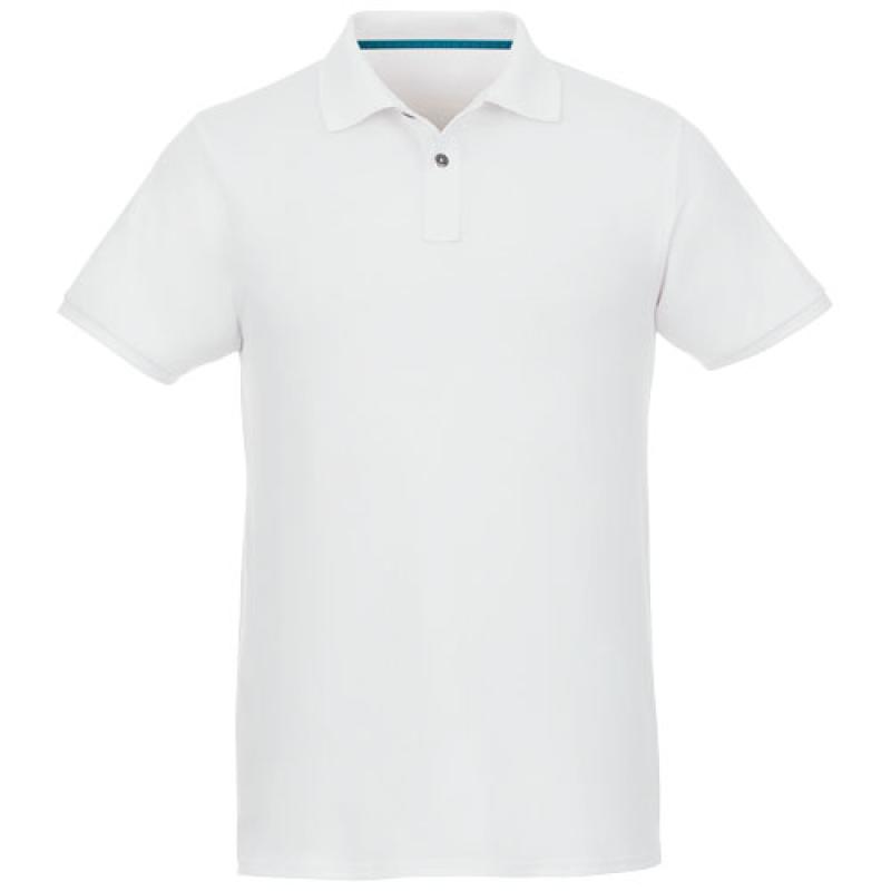 Polo de manga corta de material reciclado orgánico GRS para hombre "Beryl"