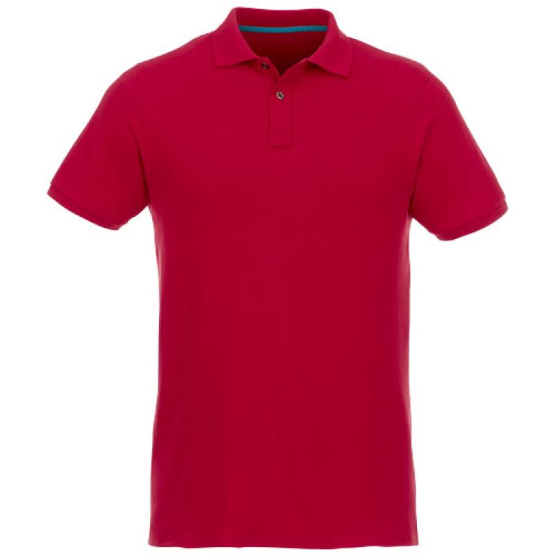 Polo de manga corta de material reciclado orgánico GRS para hombre "Beryl"