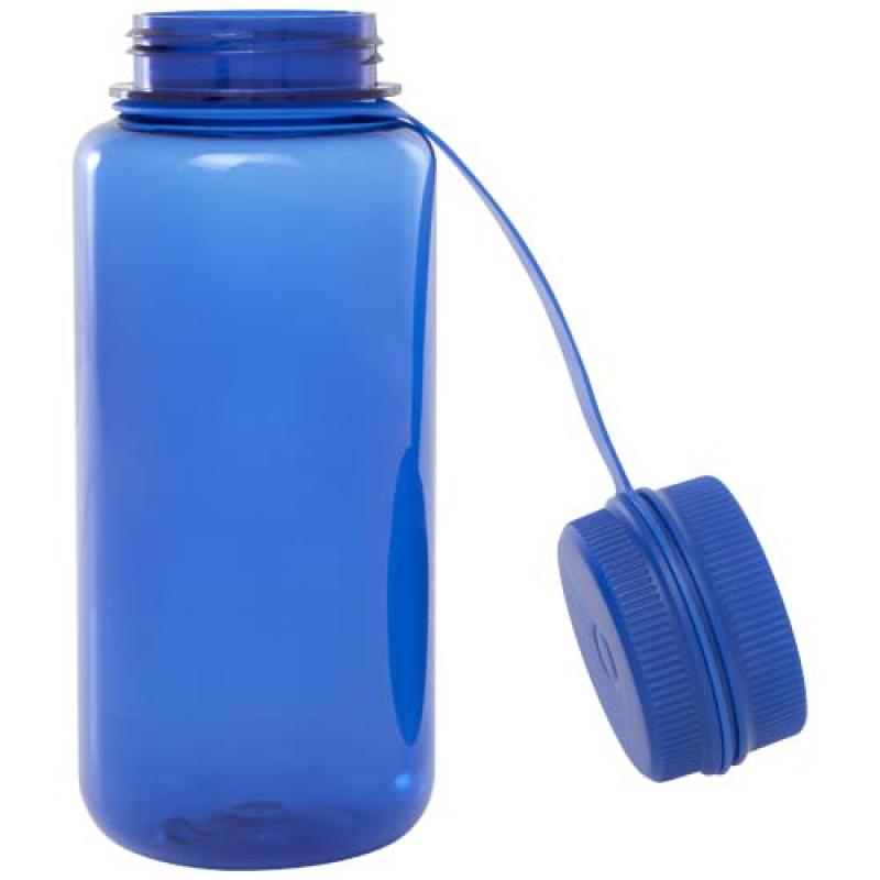 Botella deportiva de RPET con certificado RCS, de 900 ml y con tapa multifunción "Ryder"