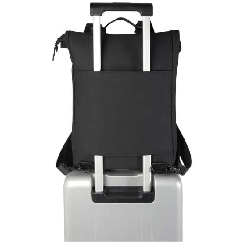 Mochila para portátil de 15,6", de 12 litros, reciclada GRS y con parte superior enrollable "Turner"