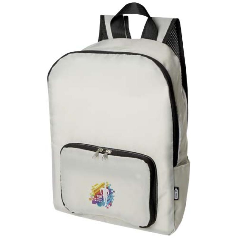 Mochila plegable de RPET de 15 litros "EcoFold"