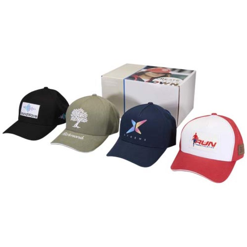 Kit de muestras de gorras recicladas