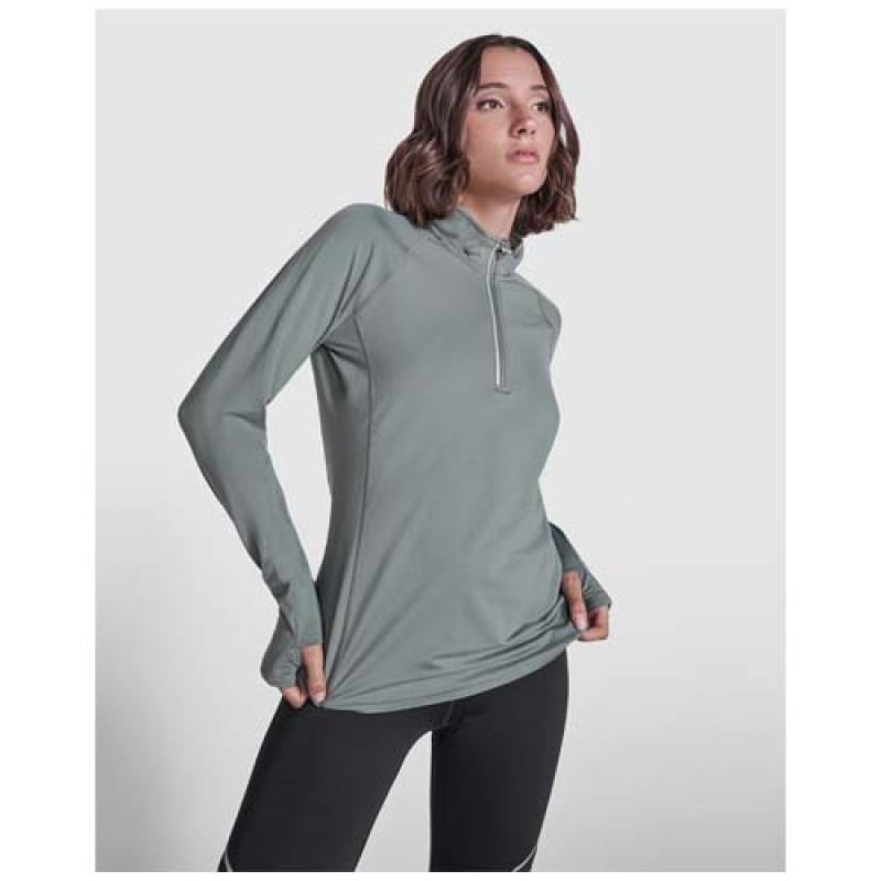 Sudadera de manga larga con media cremallera para mujer "Estambul"
