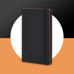 QO4-Notebook Láser - MC-Black Laser - B19- Black-Orange