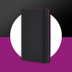 QO4-Notebook Láser - MC-Black Laser - B64- Black-Fuchsia