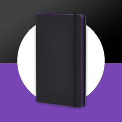 QO4-Notebook Láser - MC-Black Laser - B71- Black-Lilac