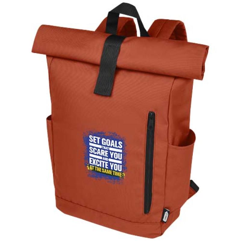 Mochila enrollable de 15,6" GRS RPET de 18 L "Byron"