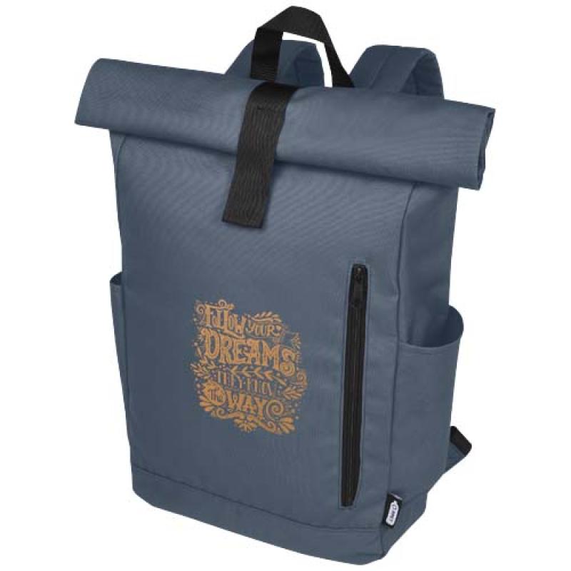Mochila enrollable de 15,6" GRS RPET de 18 L "Byron"