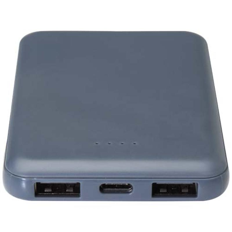 Batería externa tipo C de plástico reciclado de 5000 mAh "Asama"