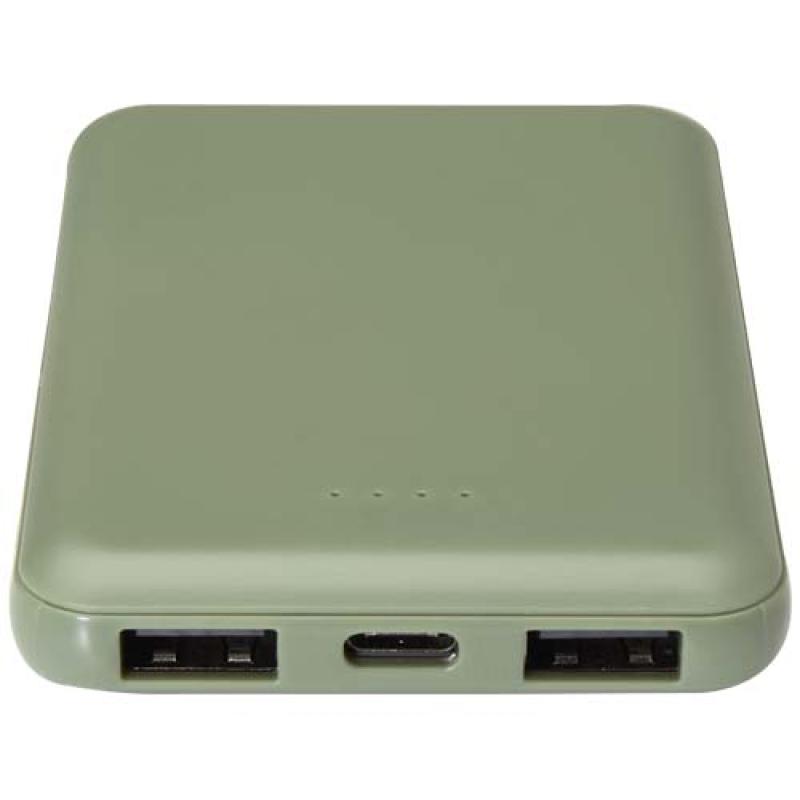 Batería externa tipo C de plástico reciclado de 5000 mAh "Asama"