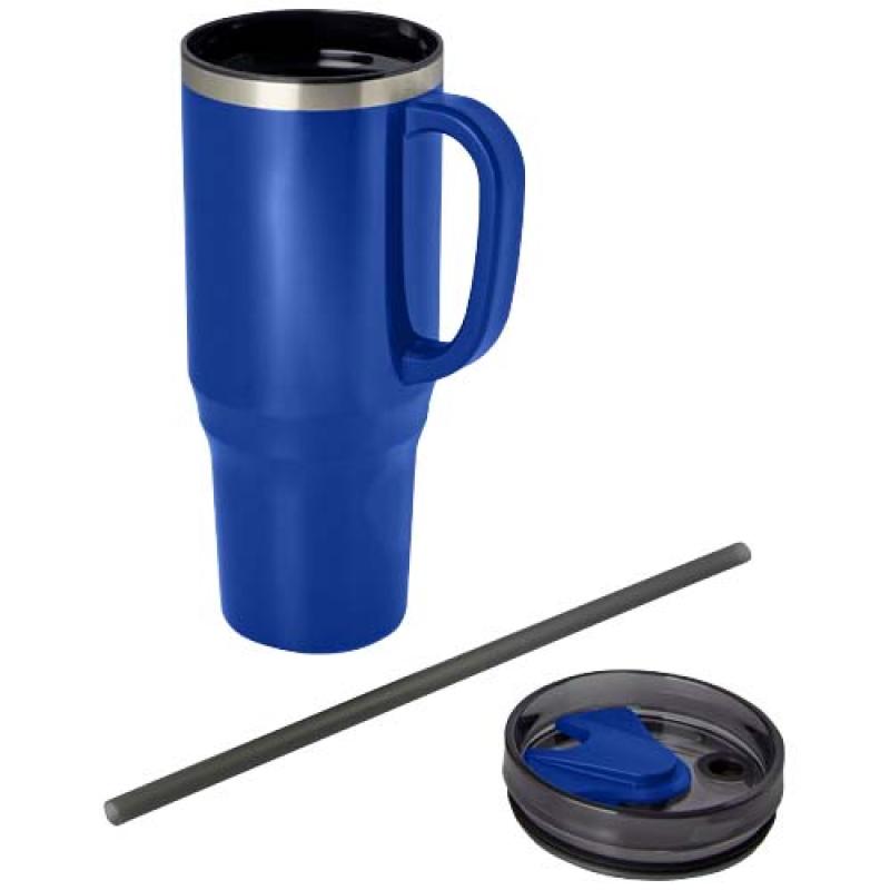 Vaso térmico con pajita de 1200 ml con certificado RCS "Melbourne"