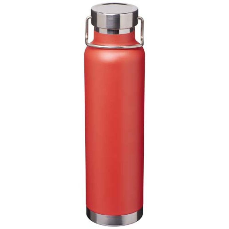 Botella de 650 ml de acero inoxidable reciclado con certificado RCS con aislamiento de cobre "Thor"