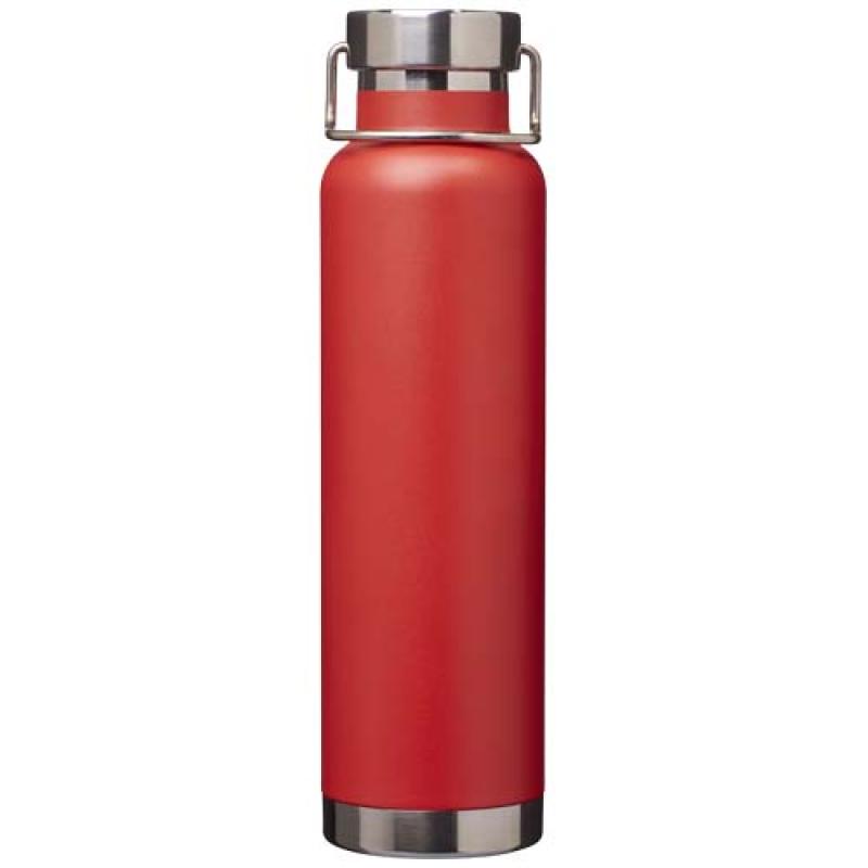 Botella de 650 ml de acero inoxidable reciclado con certificado RCS con aislamiento de cobre "Thor"
