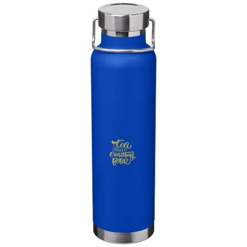 Botella de 650 ml de acero inoxidable reciclado con certificado RCS con aislamiento de cobre "Thor"