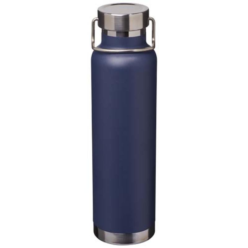 Botella de 650 ml de acero inoxidable reciclado con certificado RCS con aislamiento de cobre "Thor"