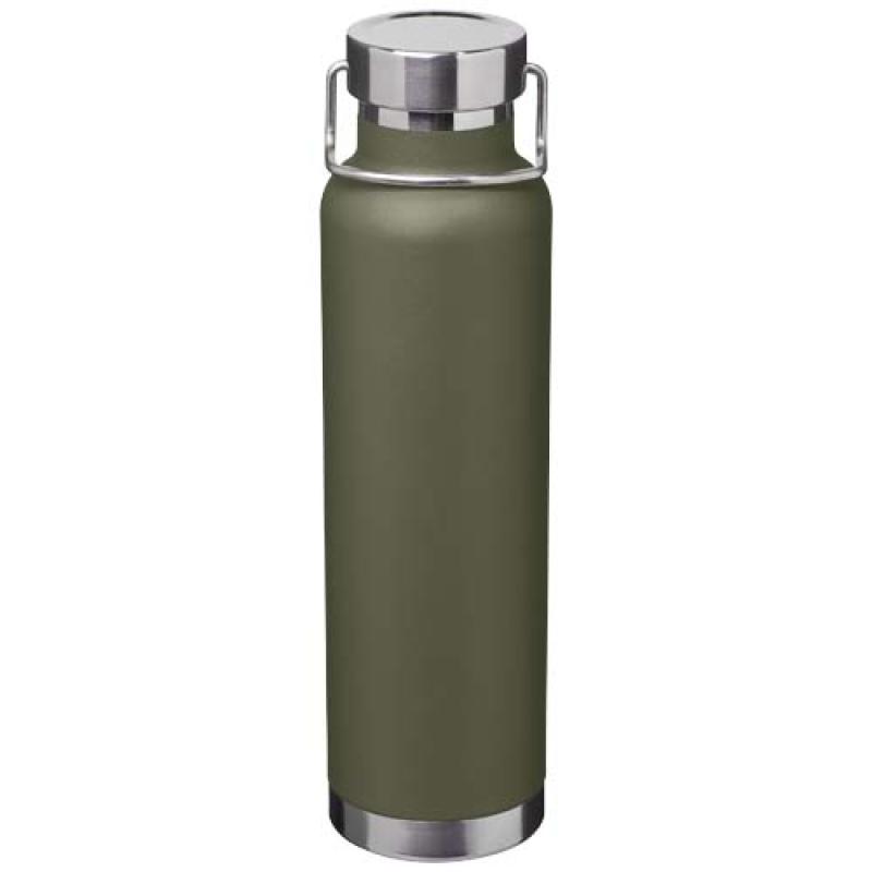 Botella de 650 ml de acero inoxidable reciclado con certificado RCS con aislamiento de cobre "Thor"