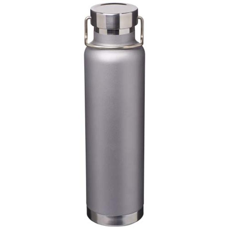 Botella de 650 ml de acero inoxidable reciclado con certificado RCS con aislamiento de cobre "Thor"