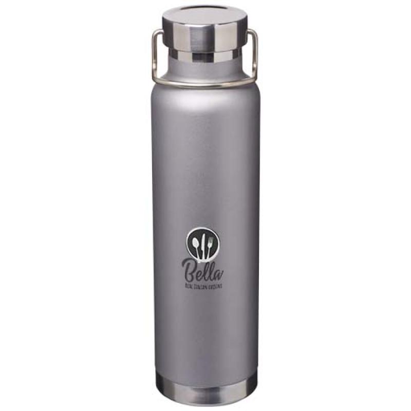 Botella de 650 ml de acero inoxidable reciclado con certificado RCS con aislamiento de cobre "Thor"