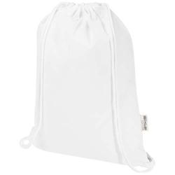 Bolsa de 5 L con cordón de algodón reciclado de 140 g/m² con certificado GRS "Oregon Blend"