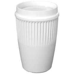 Vaso de 350 ml con tapa de 360° "Cirrus"