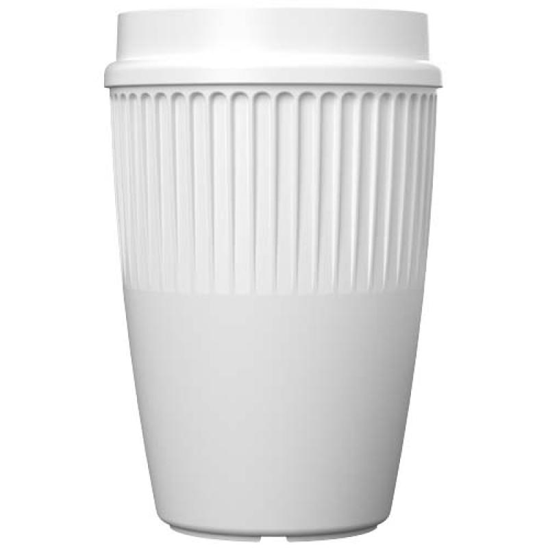 Vaso de 350 ml con tapa de 360° "Cirrus"