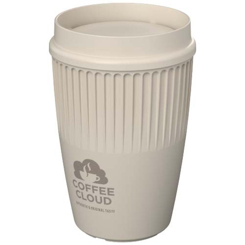 Vaso de 350 ml con tapa de 360° "Cirrus"