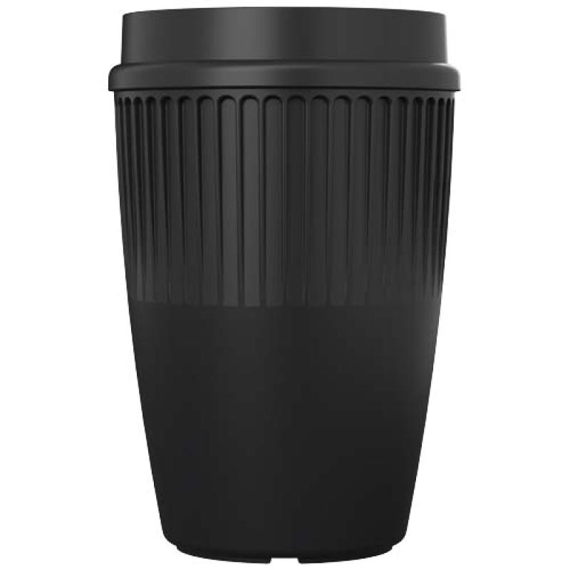 Vaso de 350 ml con tapa de 360° "Cirrus"