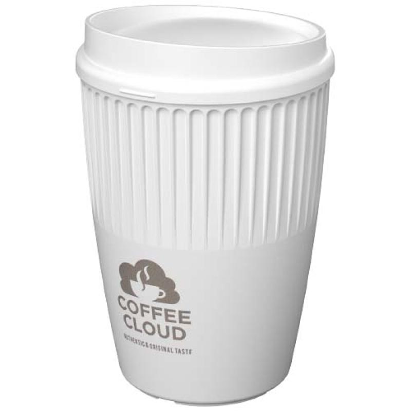 Vaso de 350 ml con tapa "Cirrus"