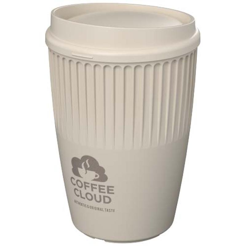 Vaso de 350 ml con tapa "Cirrus"