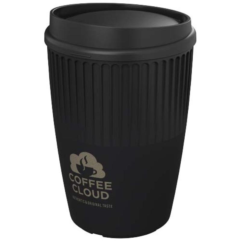Vaso de 350 ml con tapa "Cirrus"