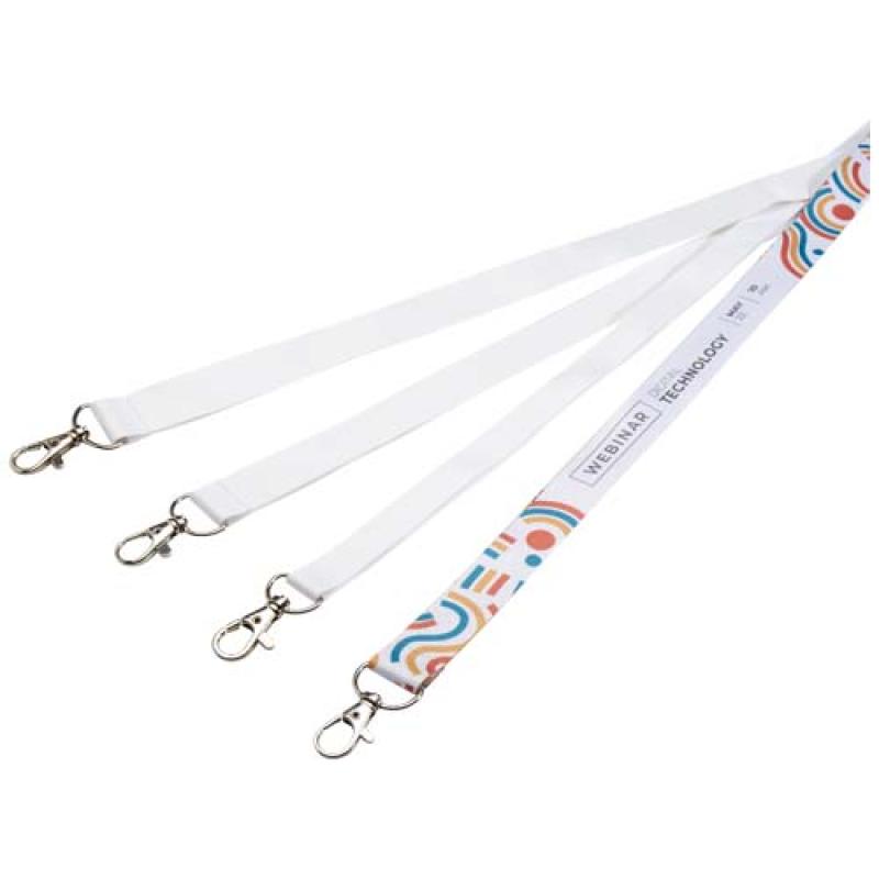 Addie lanyard en sublimación con cierre de seguridad