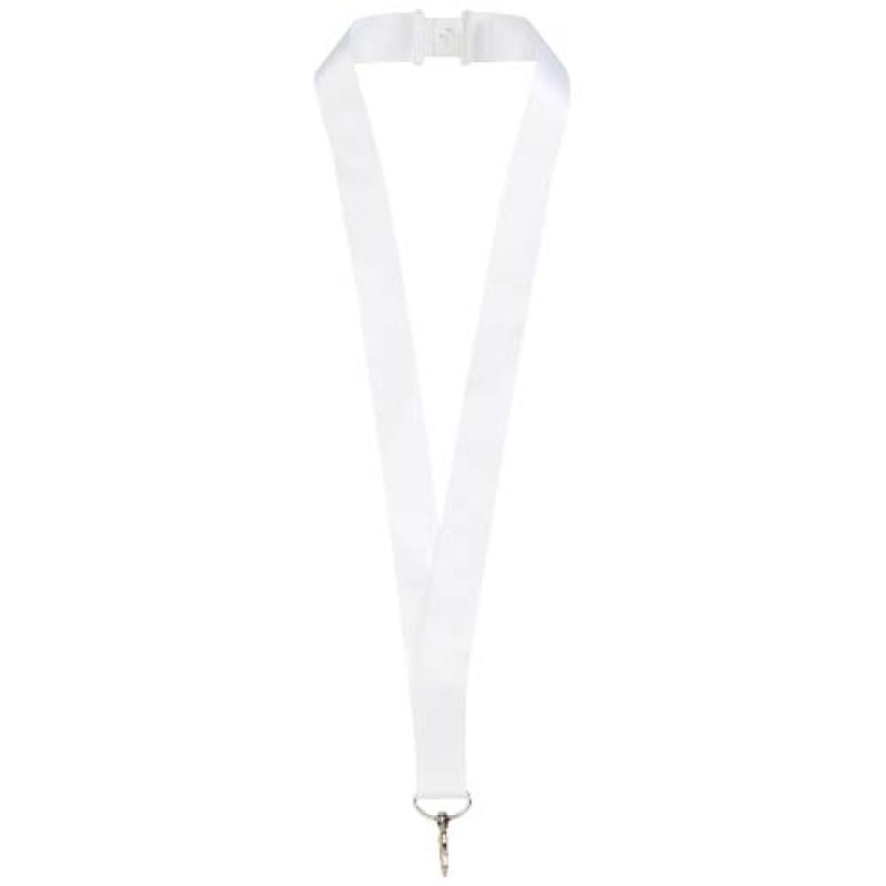 Addie lanyard en sublimación de PET reciclado con cierre de seguridad