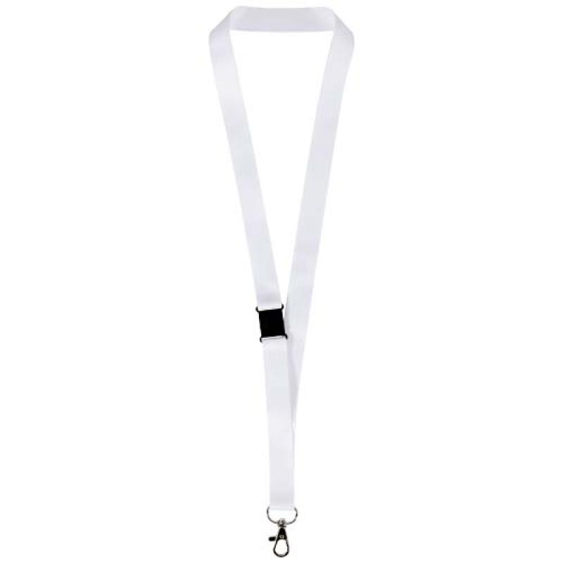 Lois lanyard de RPET en sublimación y cierre de seguridad
