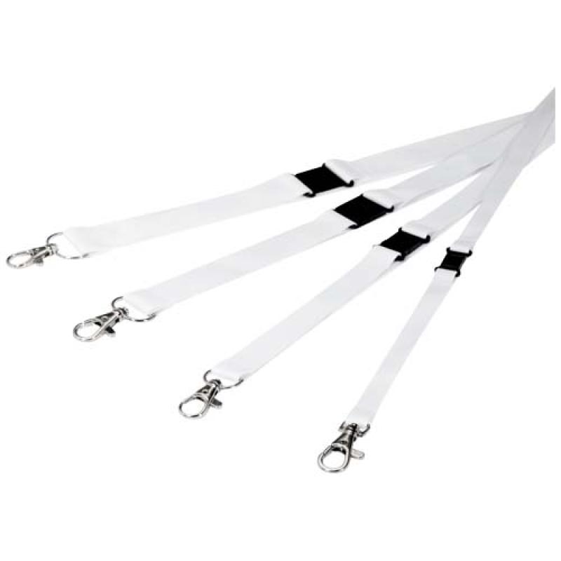 Lois lanyard de RPET en sublimación y cierre de seguridad