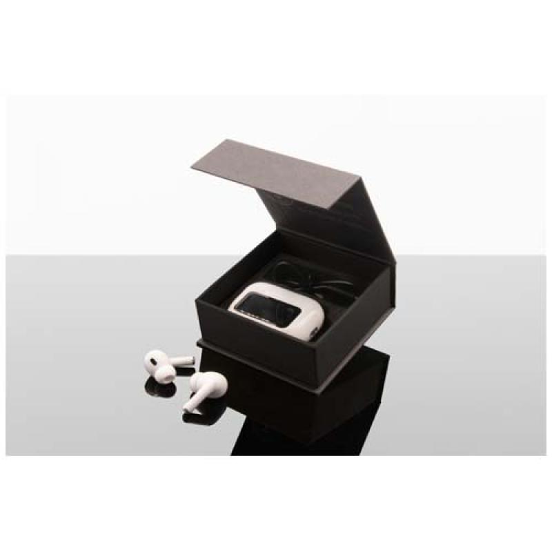 Auriculares con ANC y estuche de carga interactivo con pantalla táctil "SCX.design E26"