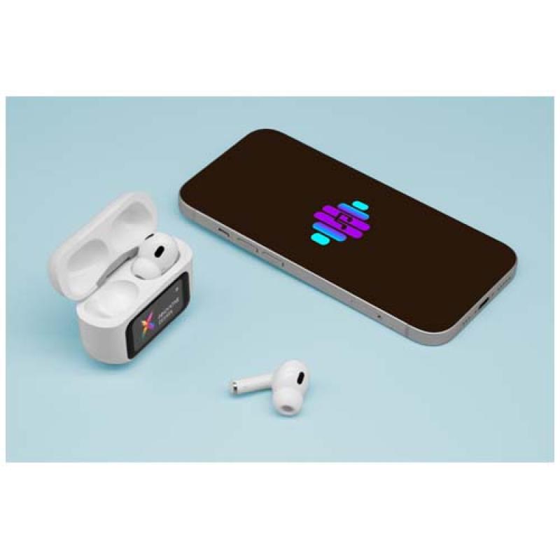 Auriculares con ANC y estuche de carga interactivo con pantalla táctil "SCX.design E26"
