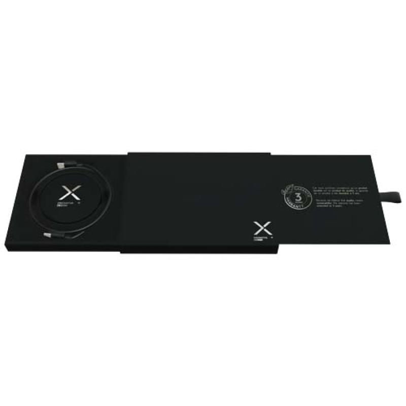 Base de carga inalámbrica extraplana de aluminio reciclado de 15 W "SCX.design W37"