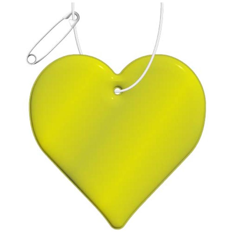 Colgante ligero de PVC reflectante en forma de corazón "RFX™ H-16"