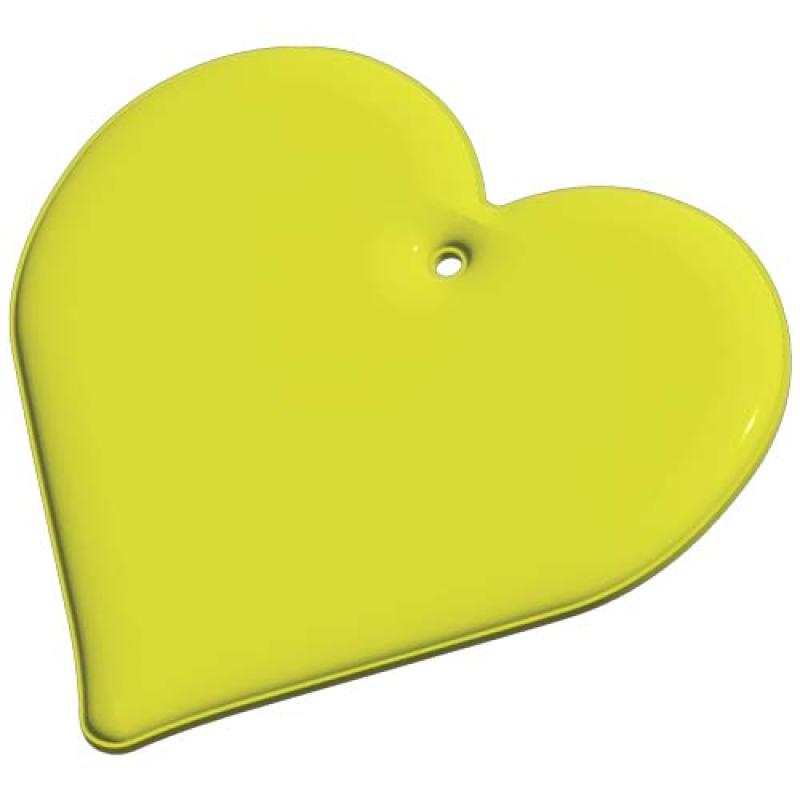 Colgante ligero de PVC reflectante en forma de corazón "RFX™ H-16"